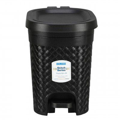 Kolorr Stitch 7L Plastic Pedal Modern Design Waste Bin