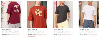 Kook N Keech T-Shirts Upto 85% Off | Starts @179