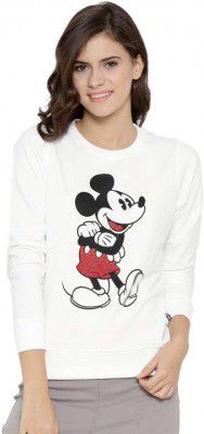 Kook N Keech Women Full Sleeve Printed Sweatshirt