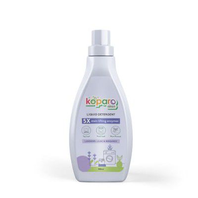 Koparo Laundry Liquid - Natural & Non Toxic - Tough on Stains - 500 ml, Colourless, Pack of 1 (1)