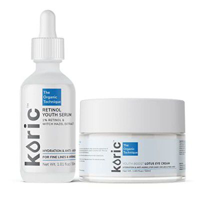 Koric Be Young 4ever Skincare Combo Kit with Retinol Youth Serum & Youth Boost Eye Cream