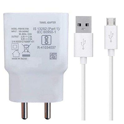 KOTSUN Ultra Compatible Fast Charger For All Vivo Mobile Y21L Y51L V7 Y6 Vivo V11 Pro Vivo V5 Vivo V15 Pro, V7 Plus, Y81,S1 , Y93, Z1 Pro, S1 With 1 Meter Micro Usb Charging Data Cable 3Amp.-White