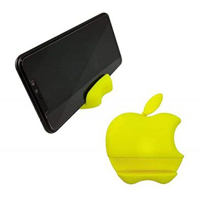 Krifton Apple Shape Mobile Holder Multi Angle Adjustable Fold (Random Color May Very)