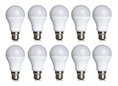 KRIKAV 9W b22d LED White Bulb, Pack of 10 Combo Offer by Online Village India