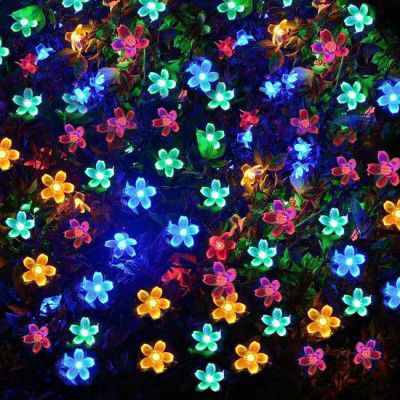 KUBER INDUSTRIES 16 LEDs 4 m Multicolor Flickering Flower Rice Lights  (Pack of 1)