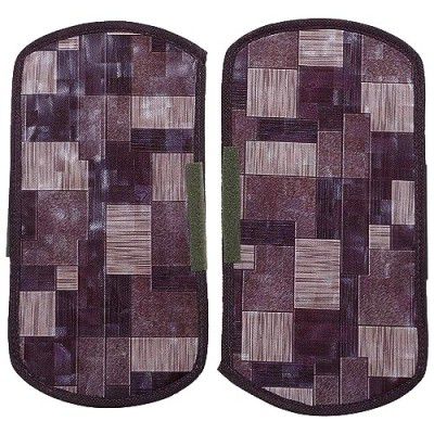 Kuber Industries Heart Home Washable Fridge Handle Cover|Universal Fit Appliance Cover|3D Checkered Print & PVC Material (Wine)