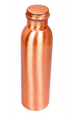 Kuber Industries Plain Copper Water Bottle, 1 Litre, Gold (CTKTC392),Standard