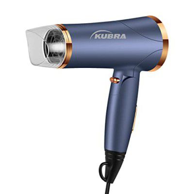 Kubra KB-134 1400 Watts Hair Dryer with automatic overheat protection with one detachable nozzle (Purple)