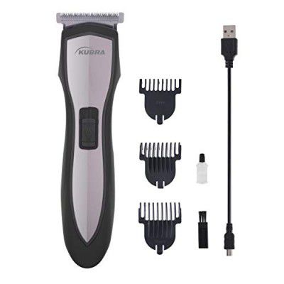 Kubra KB-2035 USB Charging Rechargeable 40 minutes runtime Professional Hair Clipper for Beard and Hair Trimmer (Black)