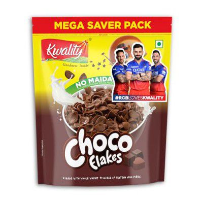 Kwality Choco Flakes 1kg | Made with Whole Wheat, No Maida Chocos