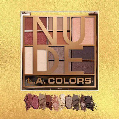 L.A Colors 10 Color Eyeshadow Palette Nude 20g