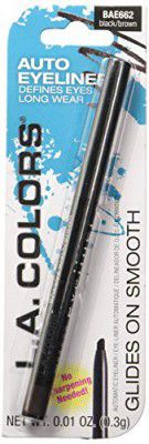 L.A. COLORS Auto Eyeliner, Black/Brown Matte Finish