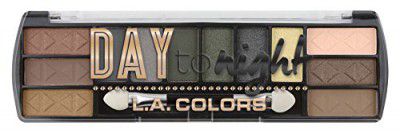 L.A. COLORS Day To Night 12 Color Matte Eyeshadow, Sunrise, 8 G, Yellow