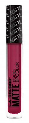 L.A. Colors Matte Liquid Lip Color, Feisty Pink, 4g