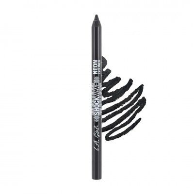 L.A Girl Shockwave Neon Eye Liner, Blackout Black, 1.2g