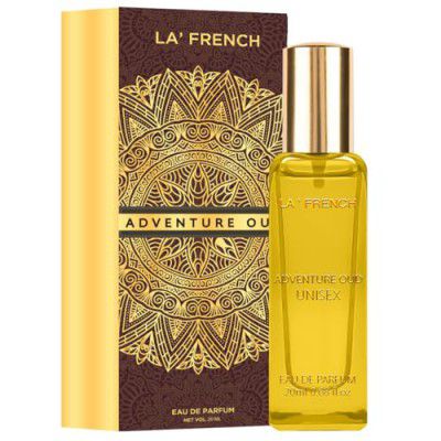 La French Adventure Oud Perfume 20ml Unisex Perfume for Men & Women, Eau De Parfum, Premium Arabic & French Long-Lasting Fragrance Scent, Best Date Night Fragrance for Men, Best Gift for Men and Women