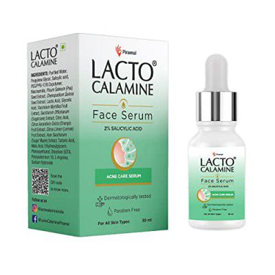 Lacto Calamine 2% Salicylic Acid Face Serum For Fighting Acne & Acne Marks, Suitable For All Skin Types, 30ml