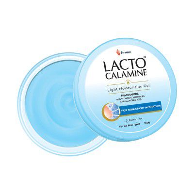 Lacto Calamine Super Light Moisturizer for Face | 150g | Moisturiser for Oily Skin with Niacinamide, Hyaluronic Acid