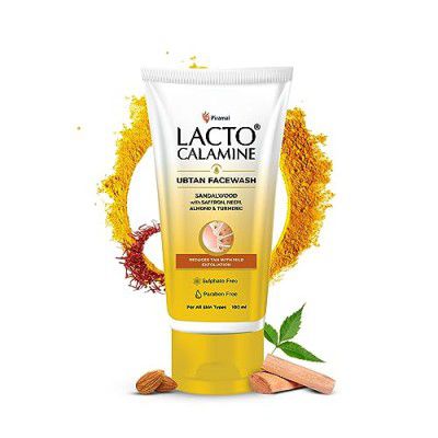 Lacto Calamine Ubtan Face Wash for Glowing Skin | Natural Face Wash | 100 ml Pack of 1