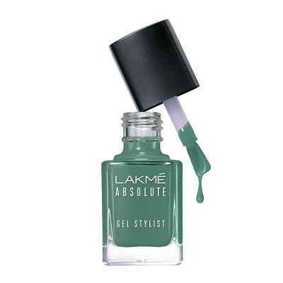 Lakmé Absolute Gel Stylist Nail Color, Jade Floret, 12 ml