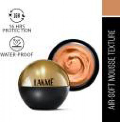 Lakmé Absolute Mattreal Skin Natural Mousse SPF8 Foundation  (Golden Medium 03, 25 g)