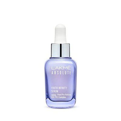 LAKMÉ Absolute Youth Infinity Skin Sculpting Face Serum with Niacinamide, Collagen Booster and Vitamin A for Anti-Ageing, Bright & firm Skin,30ml, (23049)