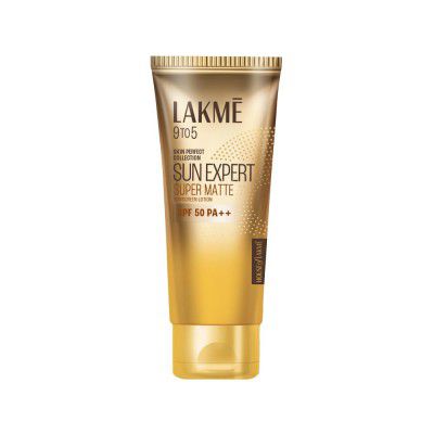 Lakme Sun Expert SPF 50 PA++ Ultra Matte Lotion Sunscreen, Blocks Upto 97% Harmful Sunrays, 50 ml