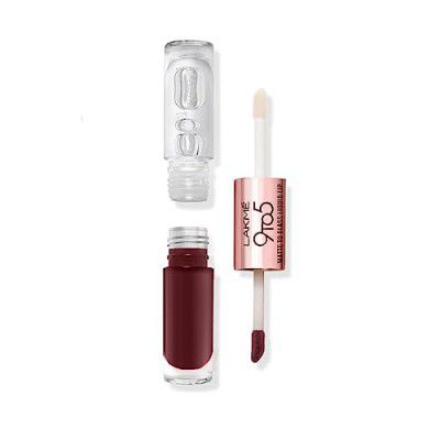 Lakme 9 to 5 Matte to glass Liquid lip, 7.6ml, BoldInRd