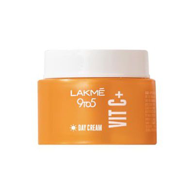 Lakme 9to5 1% Active Vitamin C+ Day Cream for Face | Face Cream for Bright, Glowing Skin | For Dry, Oily, Normal, Sensitive & Combination Skin | 50g