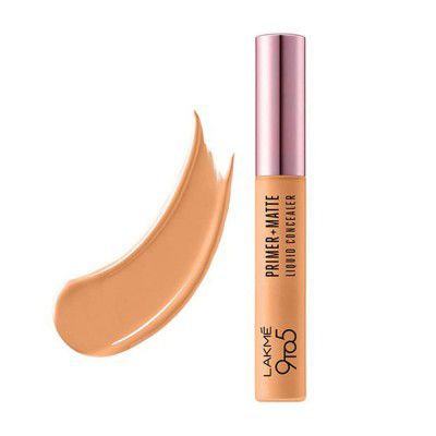 Lakme 9to5 Primer+Matte Liquid Concealer 34 Almond, 5.4 ml