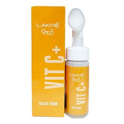 Lakme 9to5 Vitamin C+ Mild Facial Foam | 100% Soap-Free |150ml