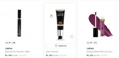 Lakme beauty product @ Flat 70% Discount