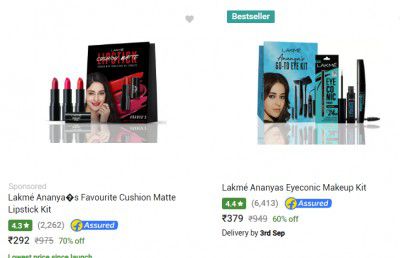 Lakme Beauty Products at Minimum 60% off