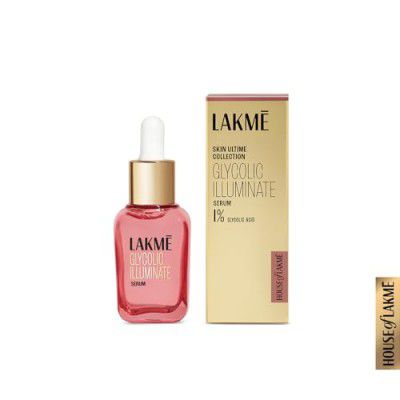 Lakme Glycolic Illuminate Serum with 1% Glycolic Acid Reduces Dullness & Improves Texture, 30 ml