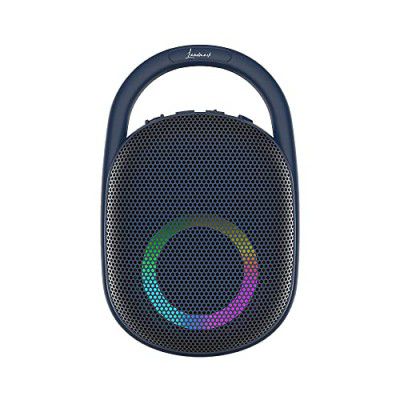 LANDMARK LM BT1102 Metal Grill Portable Wireless Speaker with 5W Immersive Sounds, RGB Lights, Bluetooth5.0, Up to 8hrs Total Playtime, Type C Fast Charging Port and Multi-Connectivity Modes (Blue)