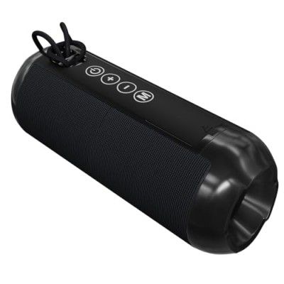 LAPCARE Go Beat VI LBS315 Black | Stereo Speaker with Upto 10Hrs Playtime|45MM Drivers| TWS Function| BT V5.3| Compact & Portable | Charging with Micro USB | Input Voltage DC 5V/1A