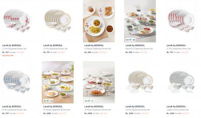 Larah by BOROSIL Dinner Set Flat 70% Off | Start at Rs 787