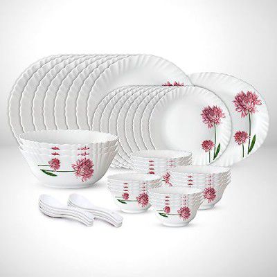 Glass dinner hotsell set price