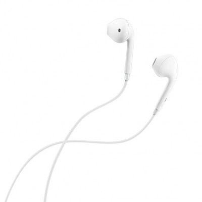 Lava Elements E4 in-Ear Earphone with Mic and Clear Sound, White