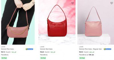 Lavie Handbags Upto 84% Off