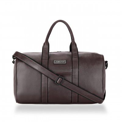 Lavie Sport Captain Leatherette Unisex Weekender Duffle Bag | Stylish & Spacious Duffle Bag