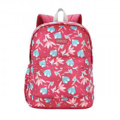 Lavie Sport Liliane 18L Printed Casual Backpack | Daypack | School Bag for Girls