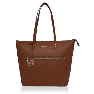 Lavie Women's Debossed Dolly Tote Bag | Ladies Purse Handbag