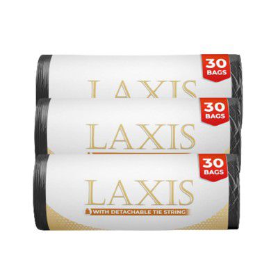 LAXIS Garbage Bag, Waste Bag, Oxo Bio Garbage Dustbin Bag, Biodegradable Bags, Multipurpose Drawstring Trash Bags