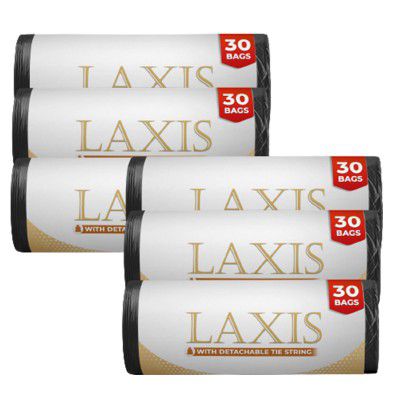 LAXIS Garbage Bag, Waste Bag, Oxo Bio Garbage Dustbin Bag, Biodegradable Bags, Multipurpose Drawstring Trash Bags