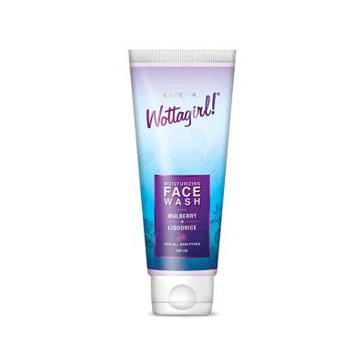 Layerr Wottagirl Moisturizing Face Wash for all skin types with extracts of Mulberry and Liquorice 100ml