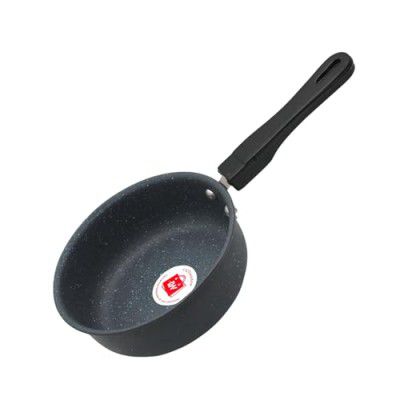 LAZYwindow Nonstick Baby Sauce Pan/Frying Pan 17cm Dia, (Base Colour Grey) Pack of 1