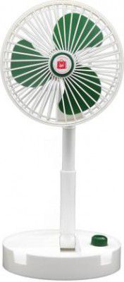 LAZYwindow Premium Telescopic Portable Electric Fan, Cooling Mini USB Fan 10 mm Anti Dust 3 Blade Table Fan  (Green, Pack of 1)