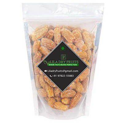 LDF Fresh Yellow Dry Dates Khajur Khajoor, Medium Grade Size, 1kg