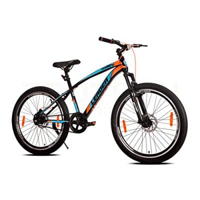 Leader Taximo 26T Single Speed MTB Cycle | Free Pan India Installation| Dual Disc Brake and Front Suspension Ideal for 12+ Years Unisex | Multicolor | 18 Inch Frame